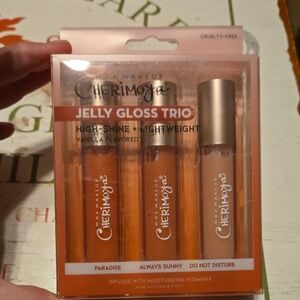 Cherimoya Jelly Gloss Trio - High-Shine Lip Gloss Set